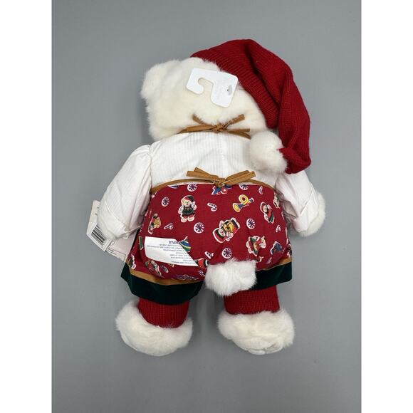 Vintage 1995 Kmart Christmas Teddy Bear Santas Magical Toyshop 13” Plush - Picture 5 of 7